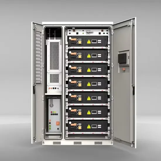 Battery with inverter and solar container outdoor power