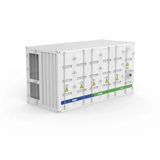 Mobile energy storage containers are used for communication at the Port of Tuvalu